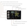 S866 Controller and Display Kit for Electric Bicycle - 24v, 36v, 48v - 250w, 350w 500w 13a, 15a, 22a  - 11 High-reliability brus
