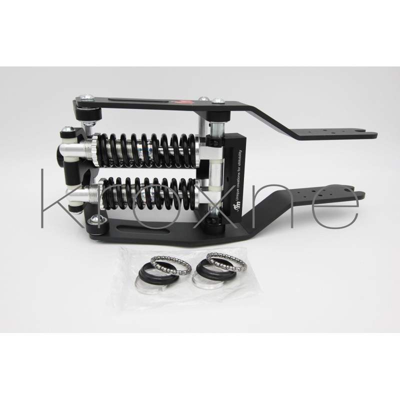 Monorim DM - двоен амортисьор - предно окачване за електрически скутери Xiaomi Monorim - 8 

Включено в пакета:
- Окачването DM0