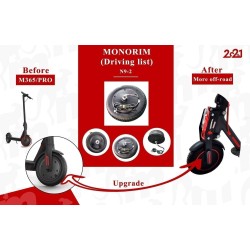 48v 500w IP67 high torque motor for Xiaomi M365, 1s, Pro2 and M365 PRO Monorim - 1