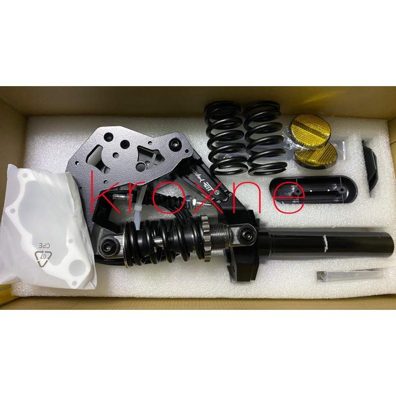 Передняя подвеска Sharkset для Ninebot Max G30, G30D, G30P и G30LP Sharkset - 11 Передняя подвеска Sharkset с двумя амортизатора