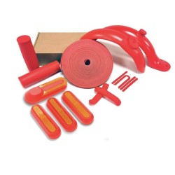 Fairing kit with custom color - fenders plus extras - standard and large taillight design.  - 2