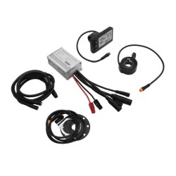 Complete waterproof controller kit for electric bike with S866 panel display in 36v and 48v version KROXNE - 1