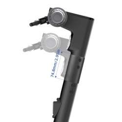 Extender zur Erhöhung der Lenkerhöhe beim Ninebot Max G30, G2, G65 oder ähnlichem. Segway - Ninebot - 1 Extender zur Erhöhung de