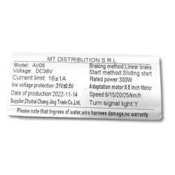 ESC o centralina per scooter elettrico Aprilia eSRZ - controller originale 36V  - 2  