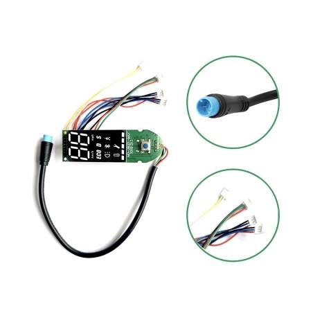Control panel - screen for Ninebot Max G30 with two independent cables for brake lever Segway - Ninebot - 3 Control panel - scre