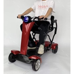 Four-wheel foldable electric scooter with chair for elderly Segway - Ninebot - 1