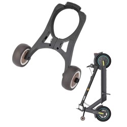Metal stand with sliding wheels for Xiaomi, Segway F/D series, Ninebot Max Series or similar electric scooters  - 5
